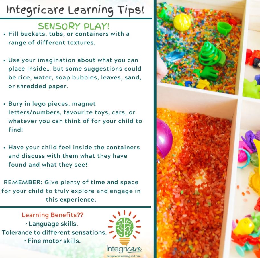 Integricare Learning Tips: Sensory Play! image