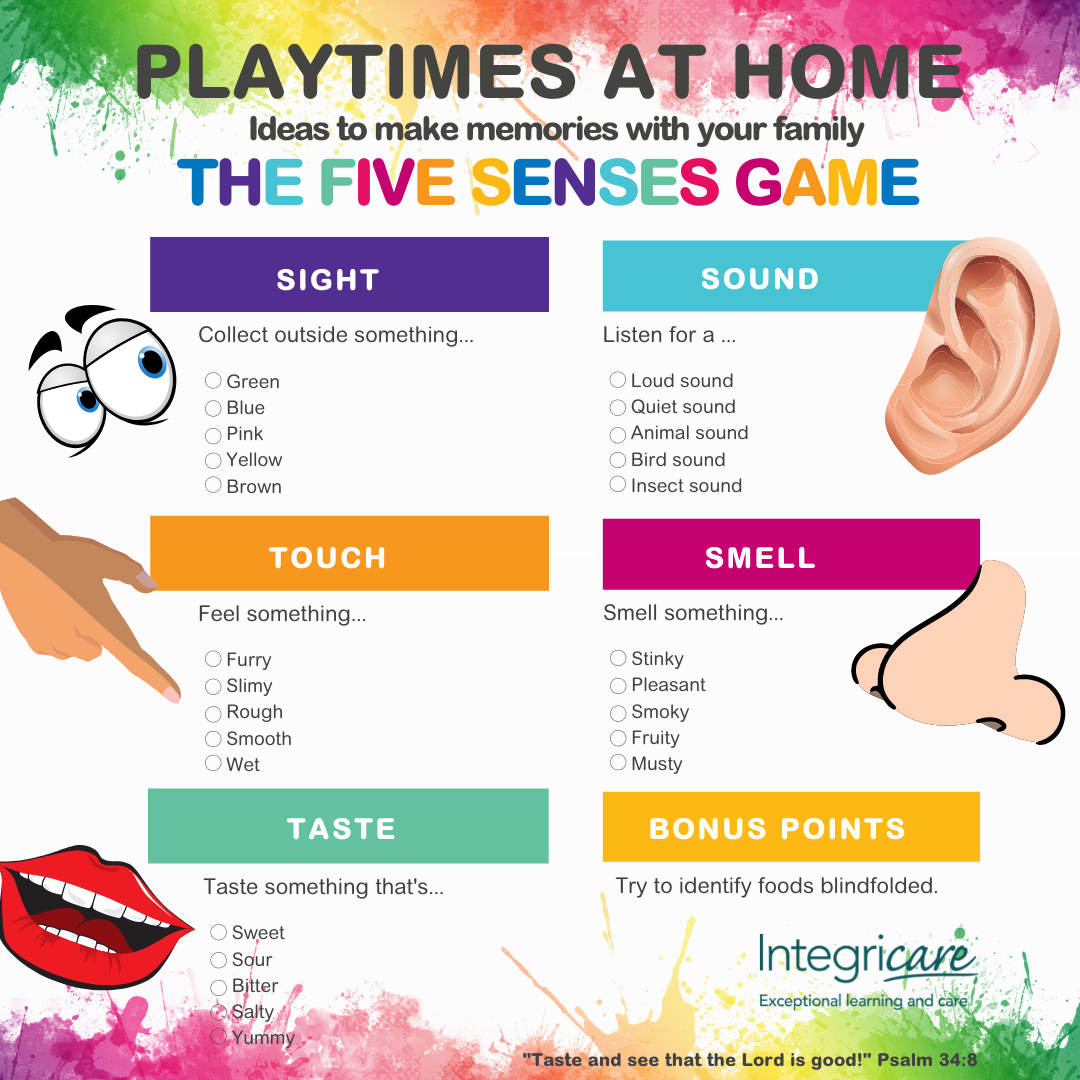 Playtimes At Home: Using the Senses! image