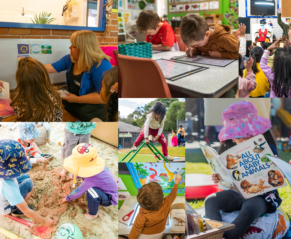 Collage Image - Integricare Preschool & Early Learning Centre's